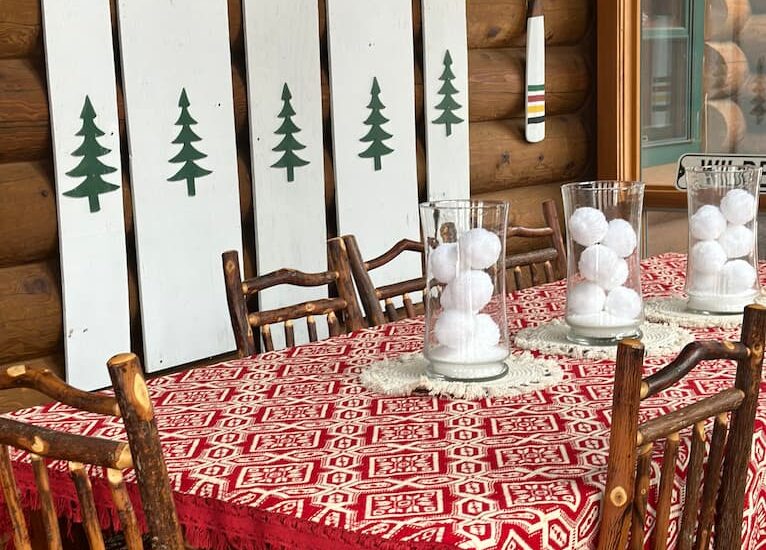 Winter Cabin Dining Room