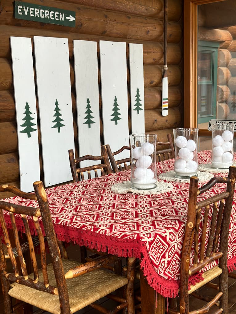Winter Cabin Dining Room