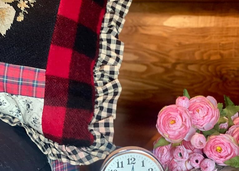 Vintage Clock on Nightstand