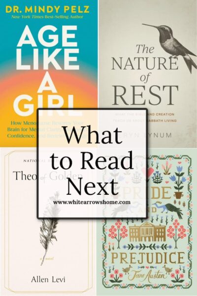 Fireside Book Club with White Arrows Home